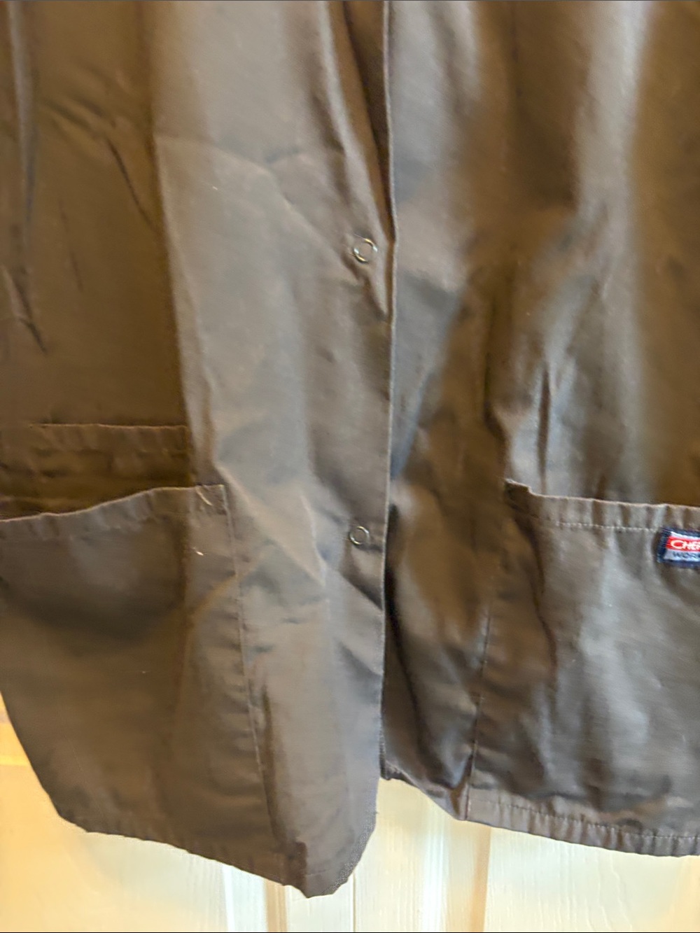 Women's Grey Geisinger Embroidered Medical Scrub Jacket - Picture 6 of 10